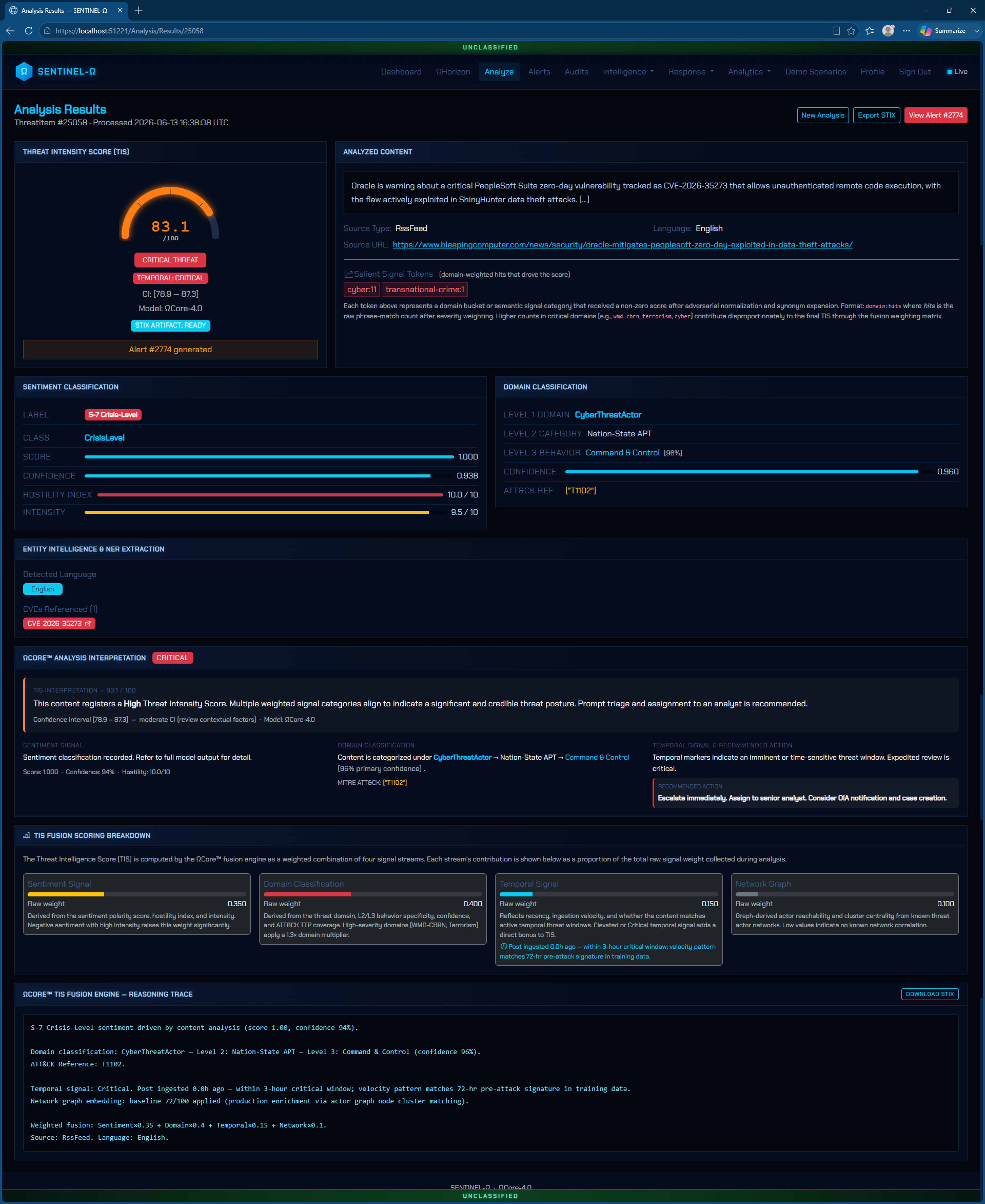 ΩCore Fusion Engine