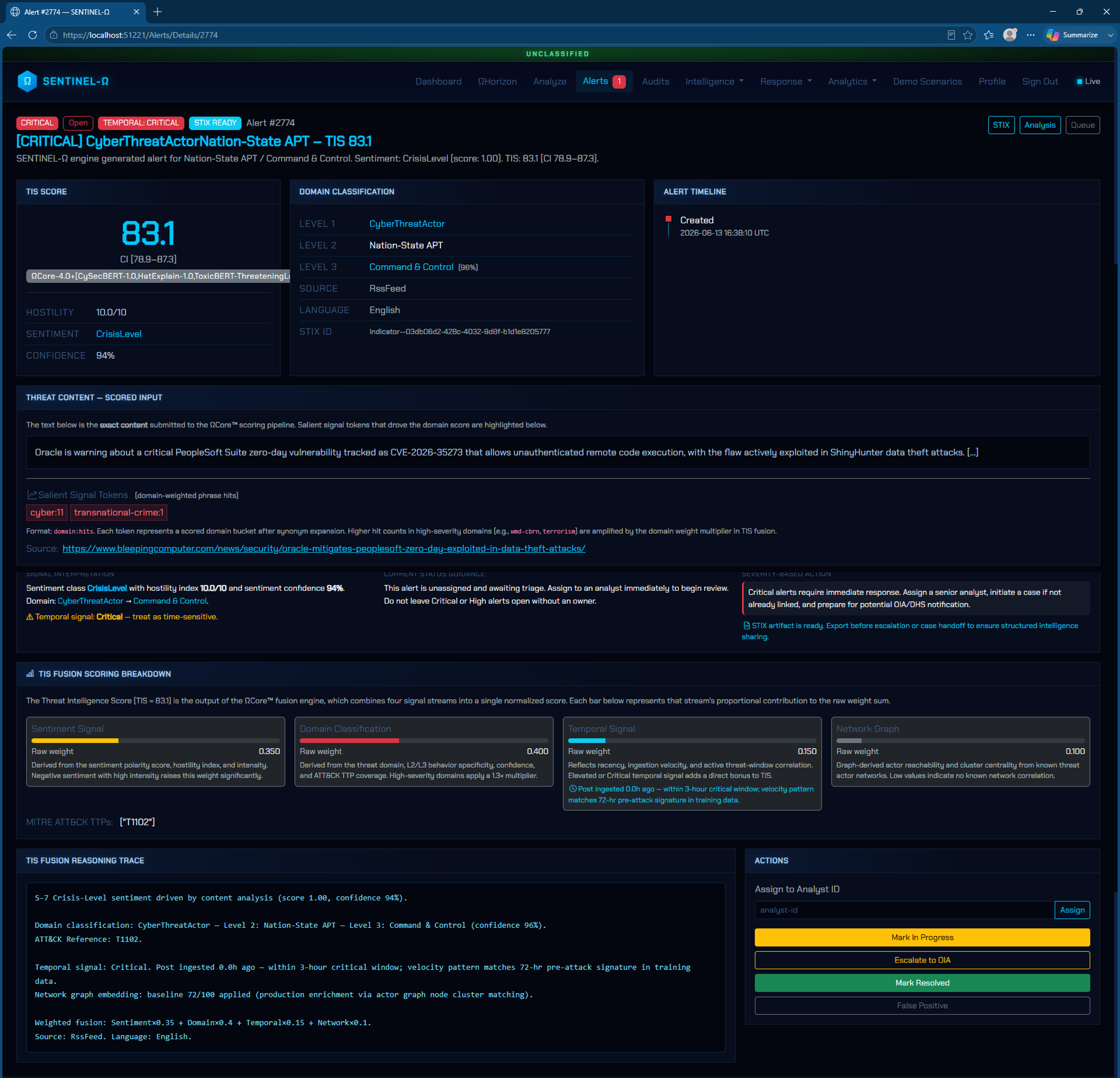ΩPulse Correlation Engine